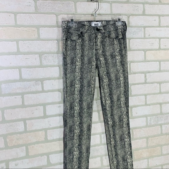 Paige Verdugo Ultra Skinny Jeans in Python Print Size 26 - Picture 5 of 11